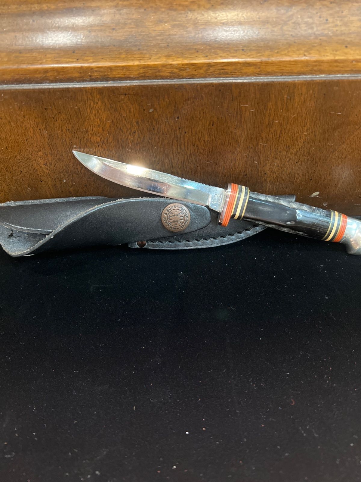 Case XX Fixed Blade Hunting Knife with Stag Handle Mini Finn