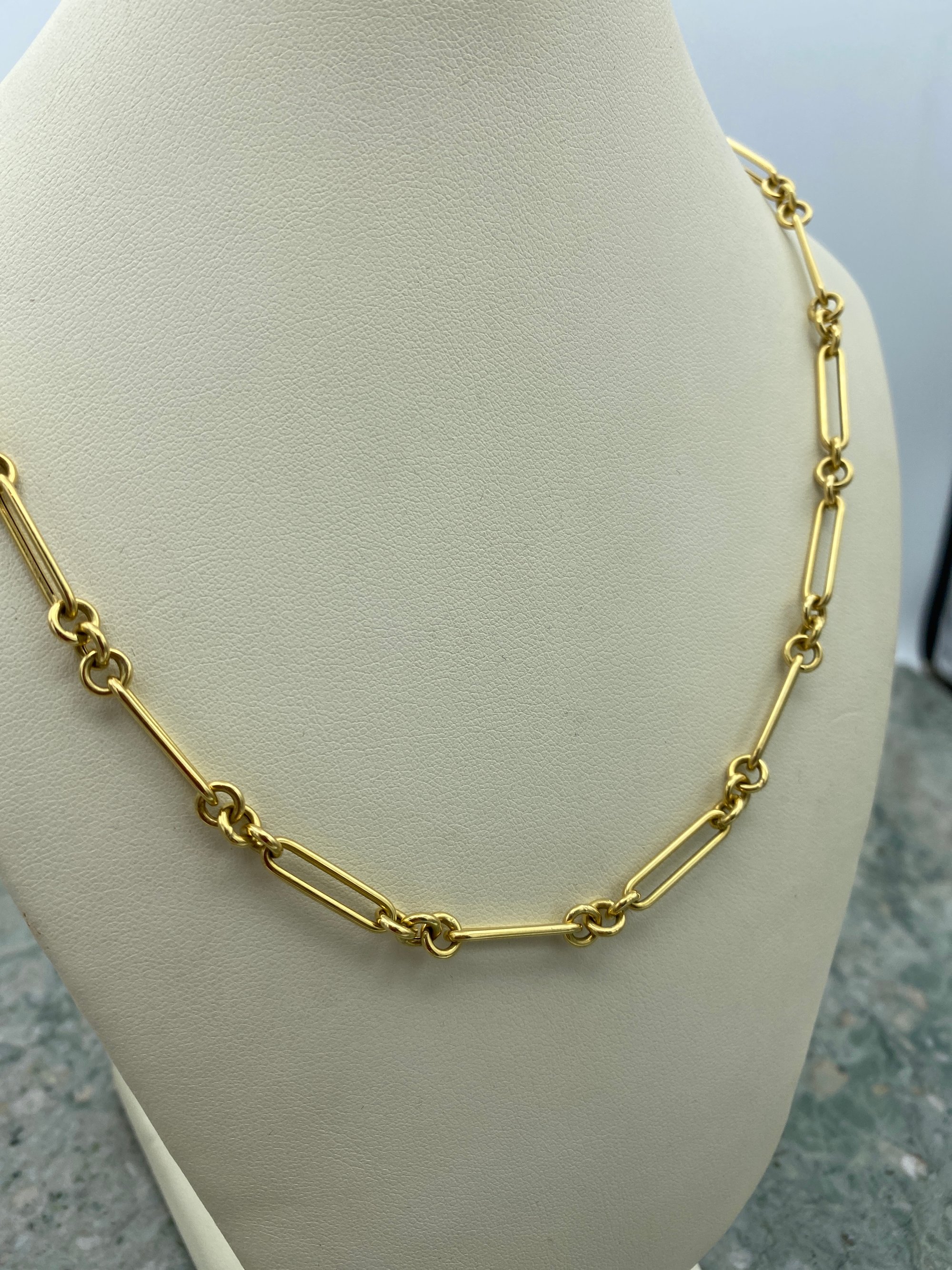 16 Gold Chain Paperclip 18K 2