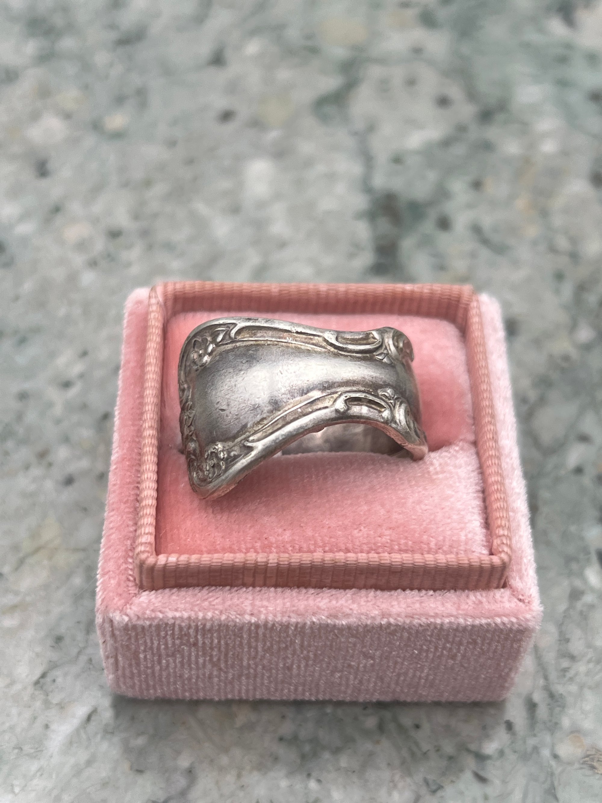 Silver Plated Spoon Ring