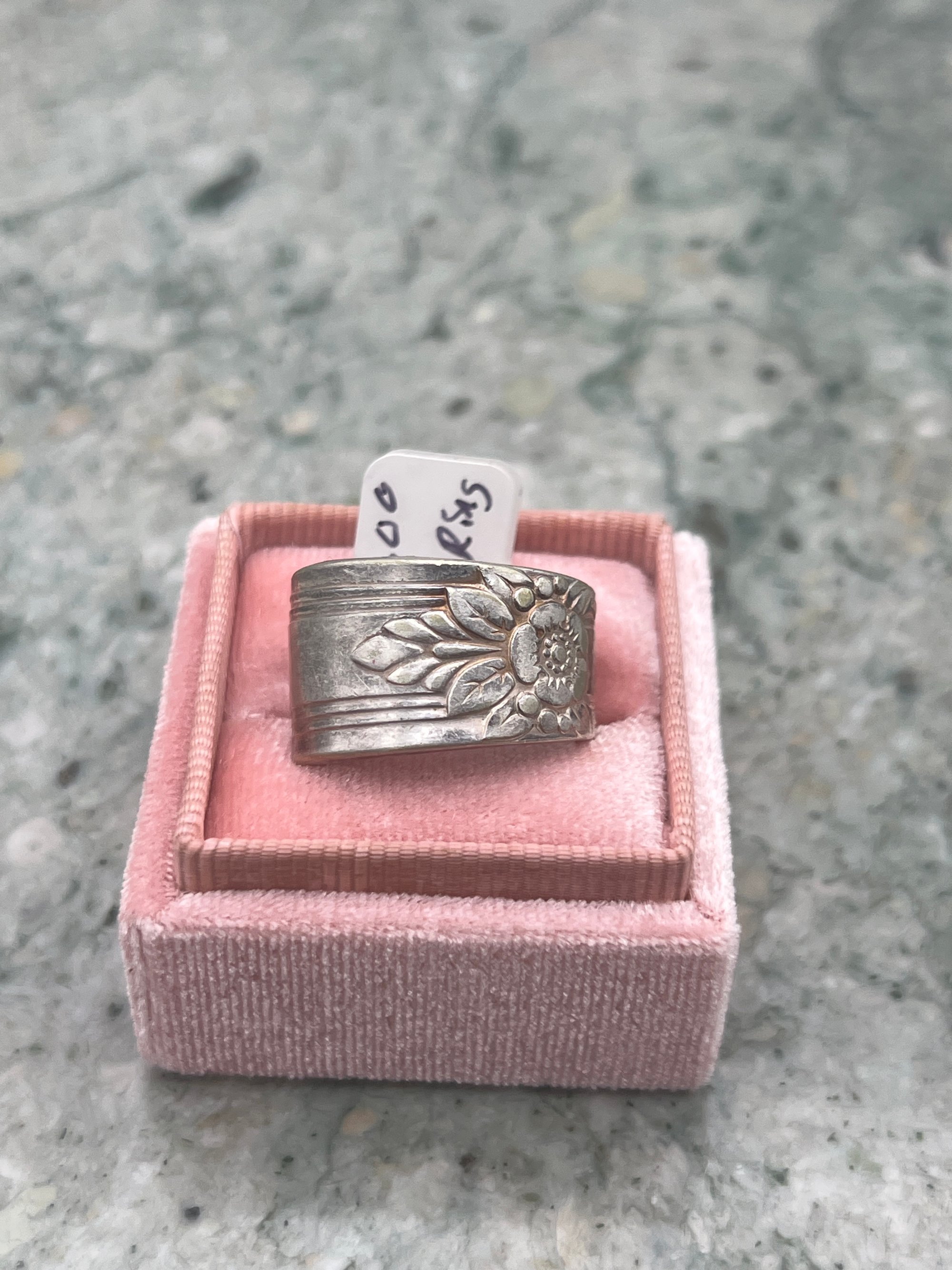 Silver Plated Spoon Ring