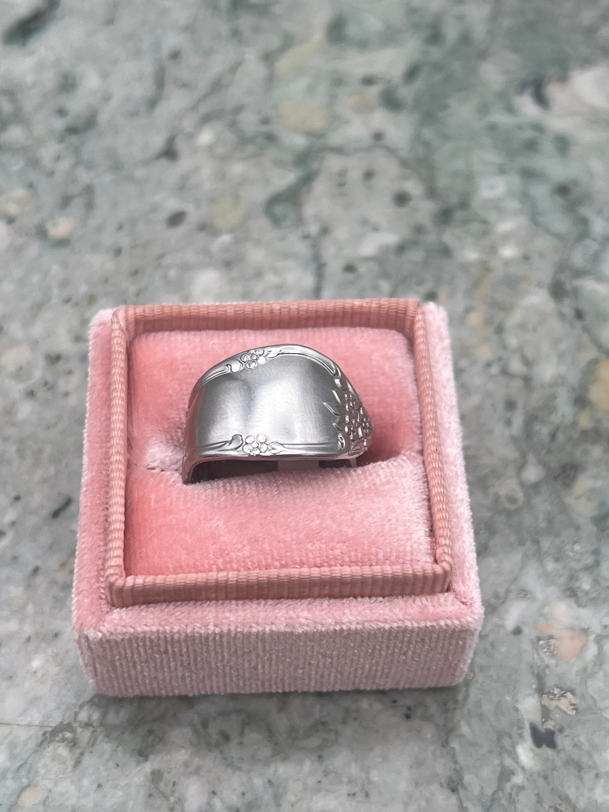 Silver Plated Spoon Ring