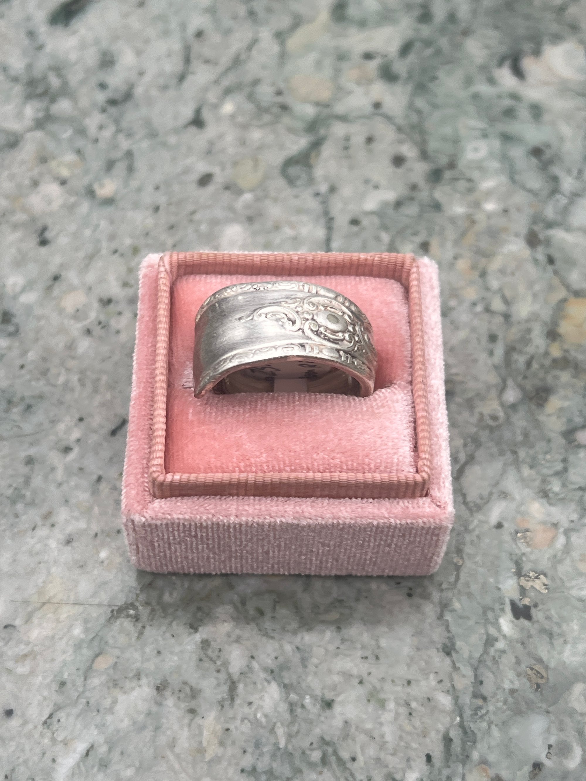 Silver Plated Spoon Ring