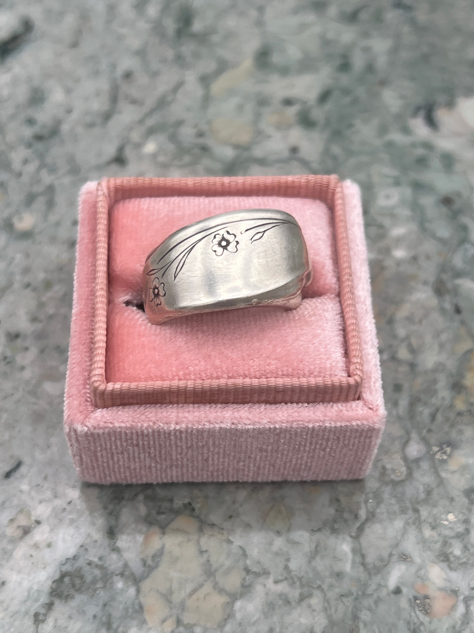 Silver Plated Spoon Ring