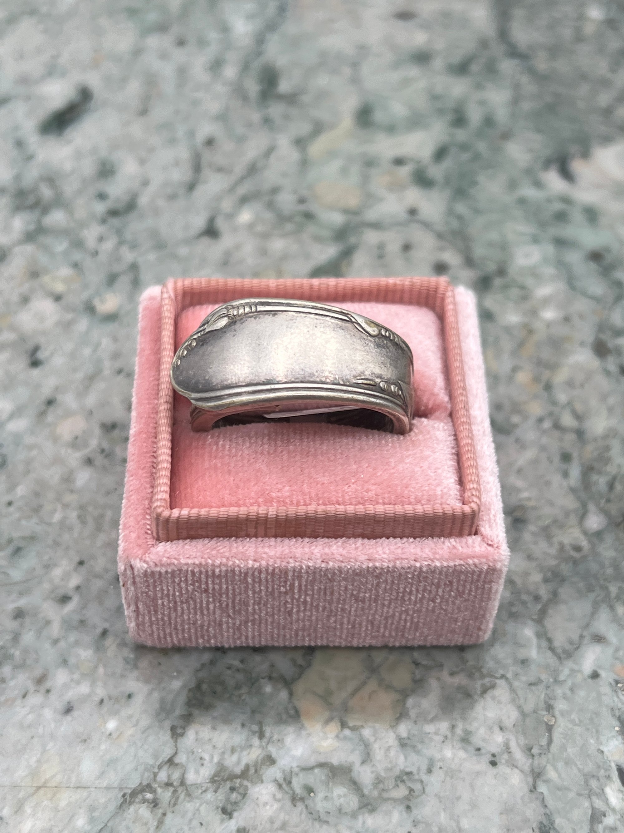 Silver Plated Spoon Ring