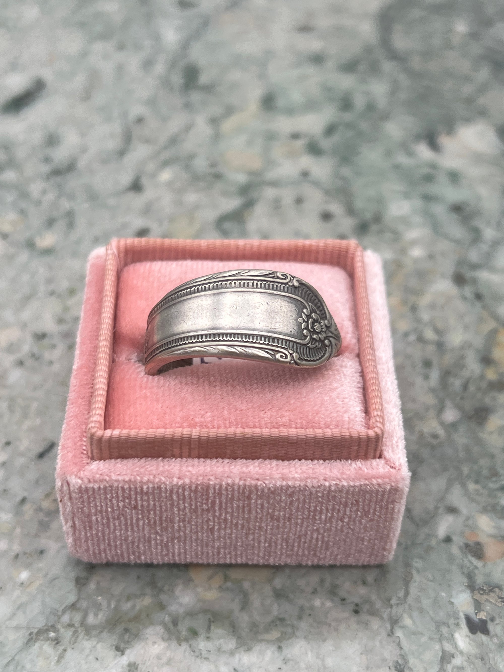 Silver Plated Spoon Ring