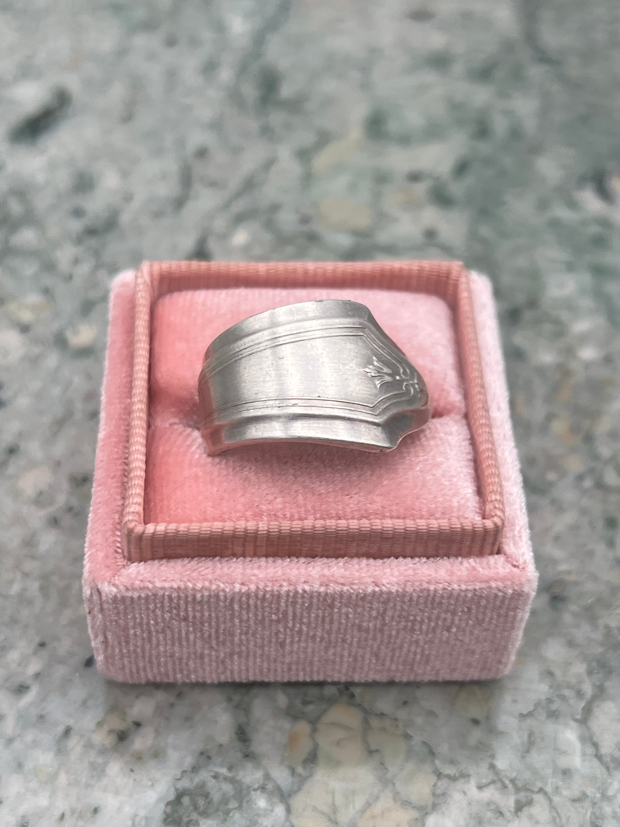 Silver Plated Spoon Ring