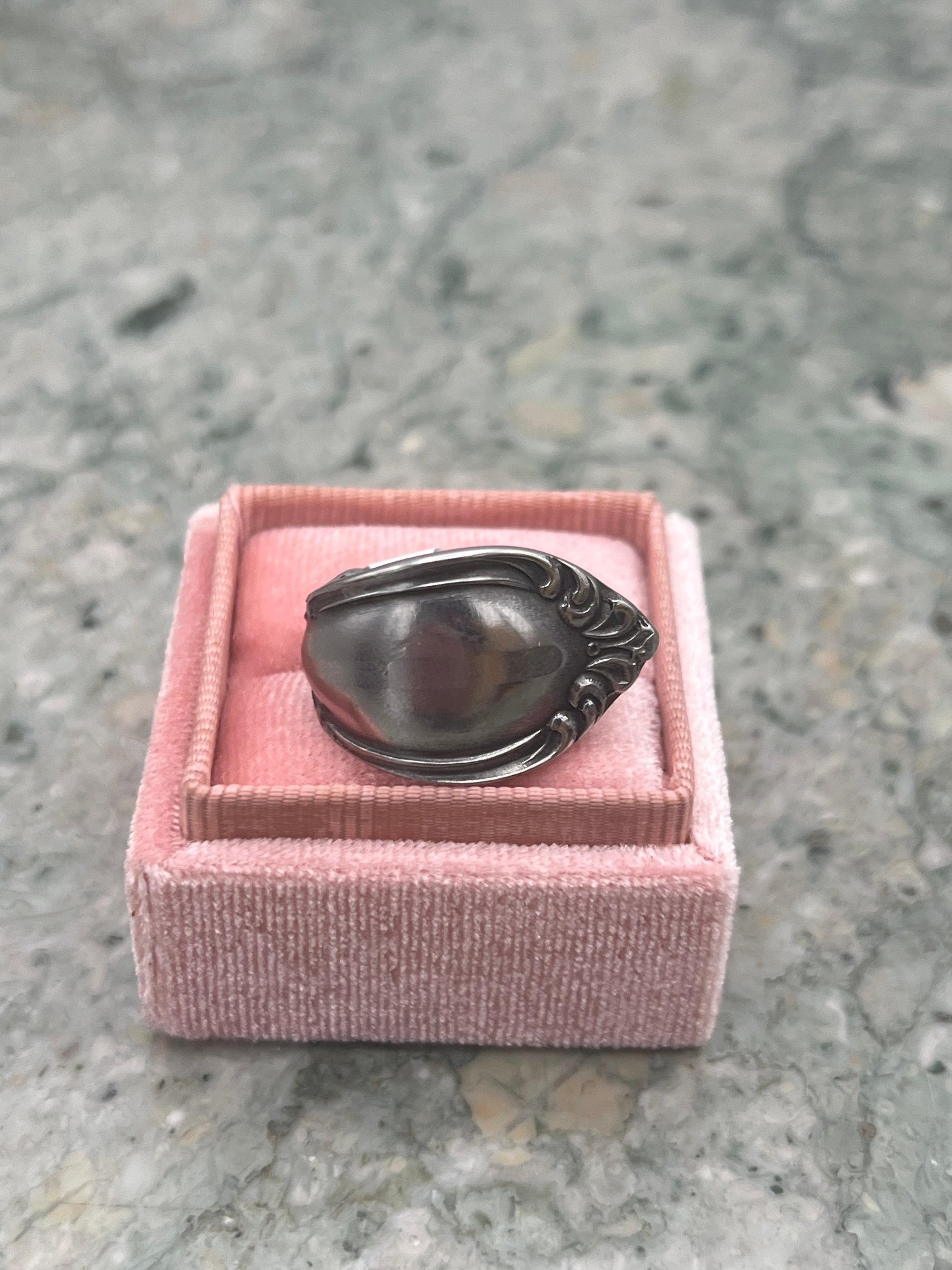 Silver Plated Spoon Ring
