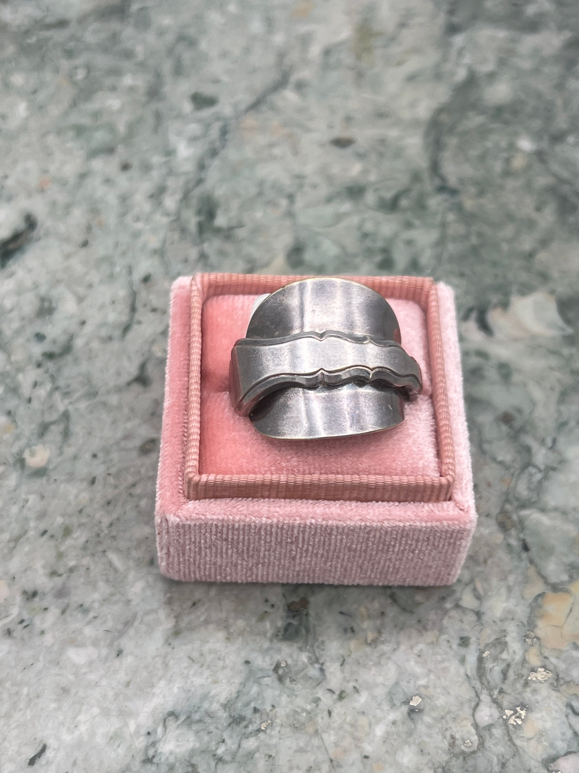 Silver Plated Spoon Ring