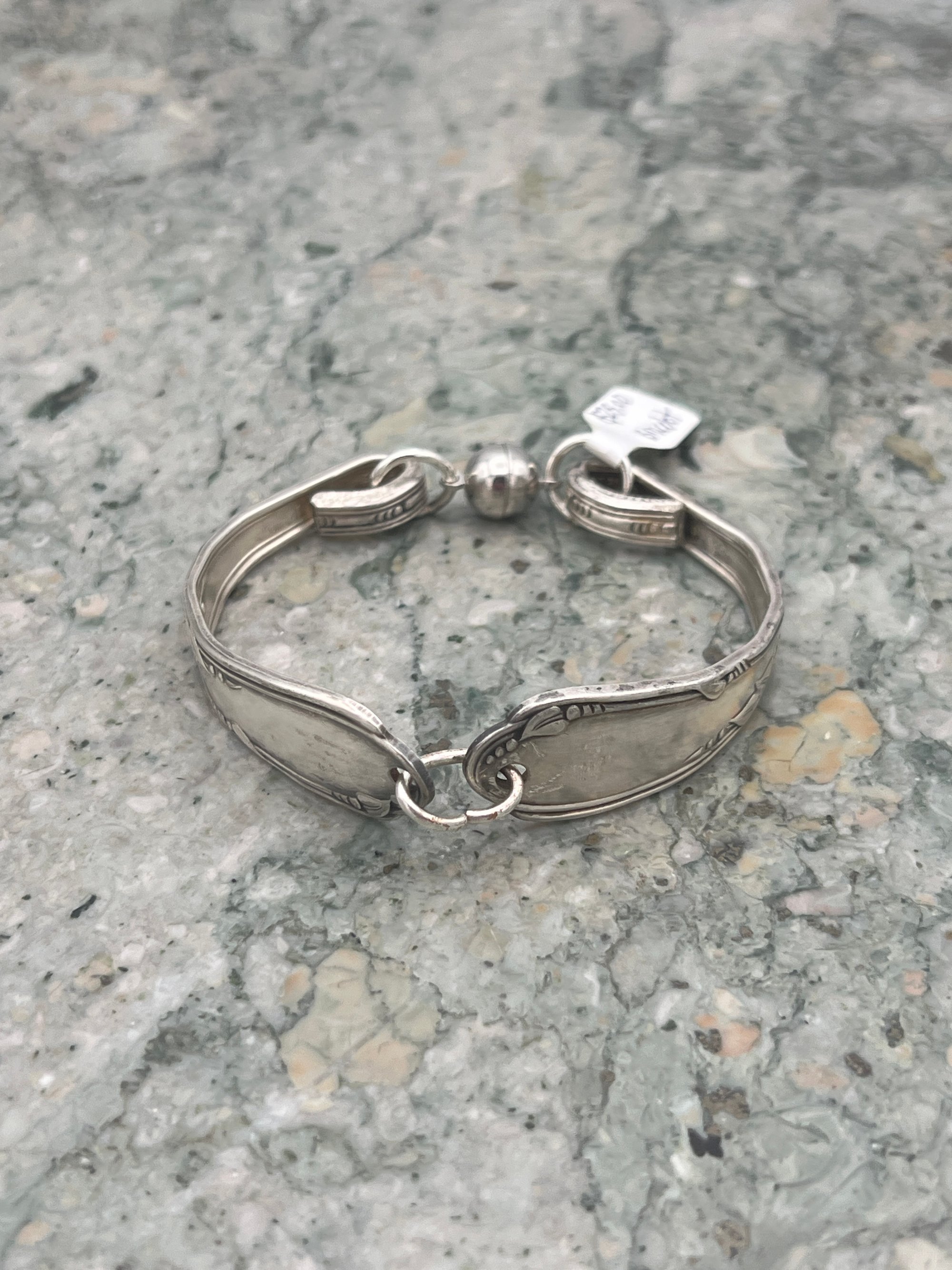 Silver Plated Spoon Bracelet