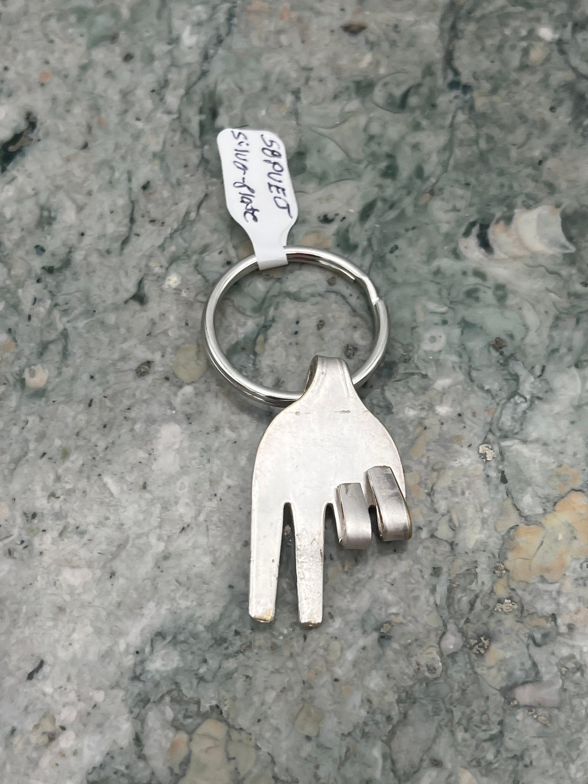 Silver Plated Key Ring 