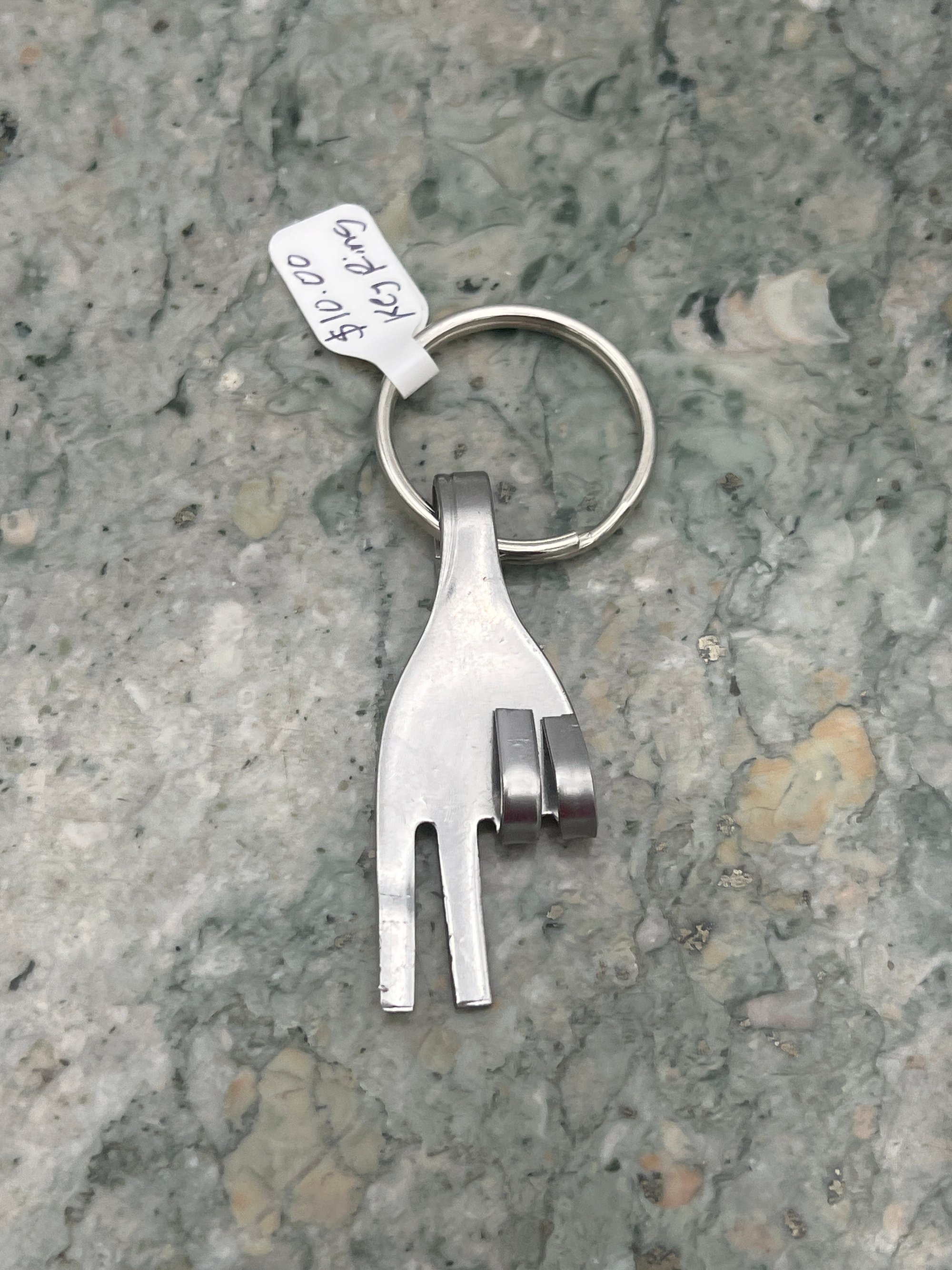 Silver Plated Key Ring 