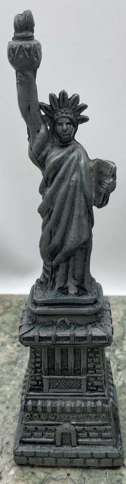 Vintage Cast Metal Statue of Liberty Souvenir Figurine