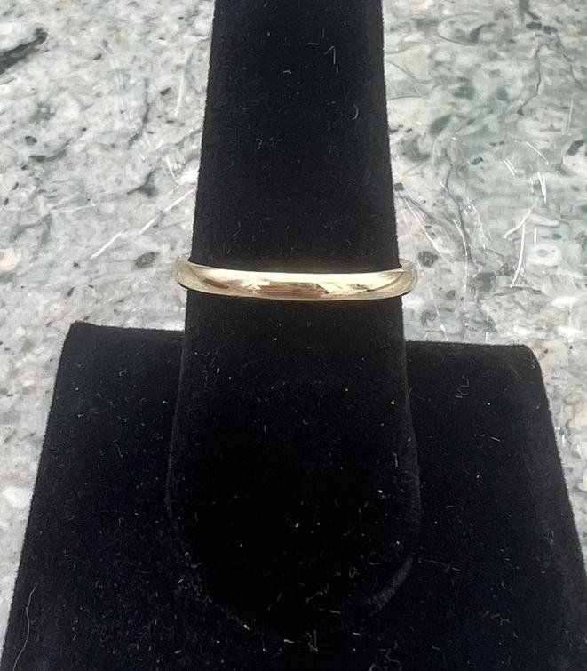 14k Gold Band Ring  2
