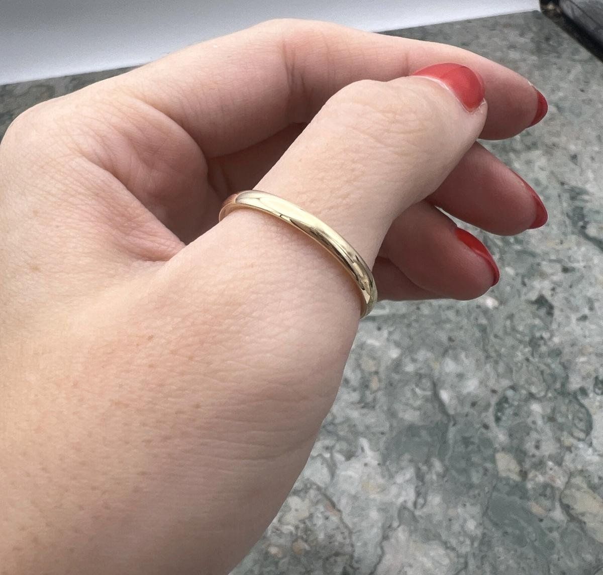 14k Gold Band Ring  3