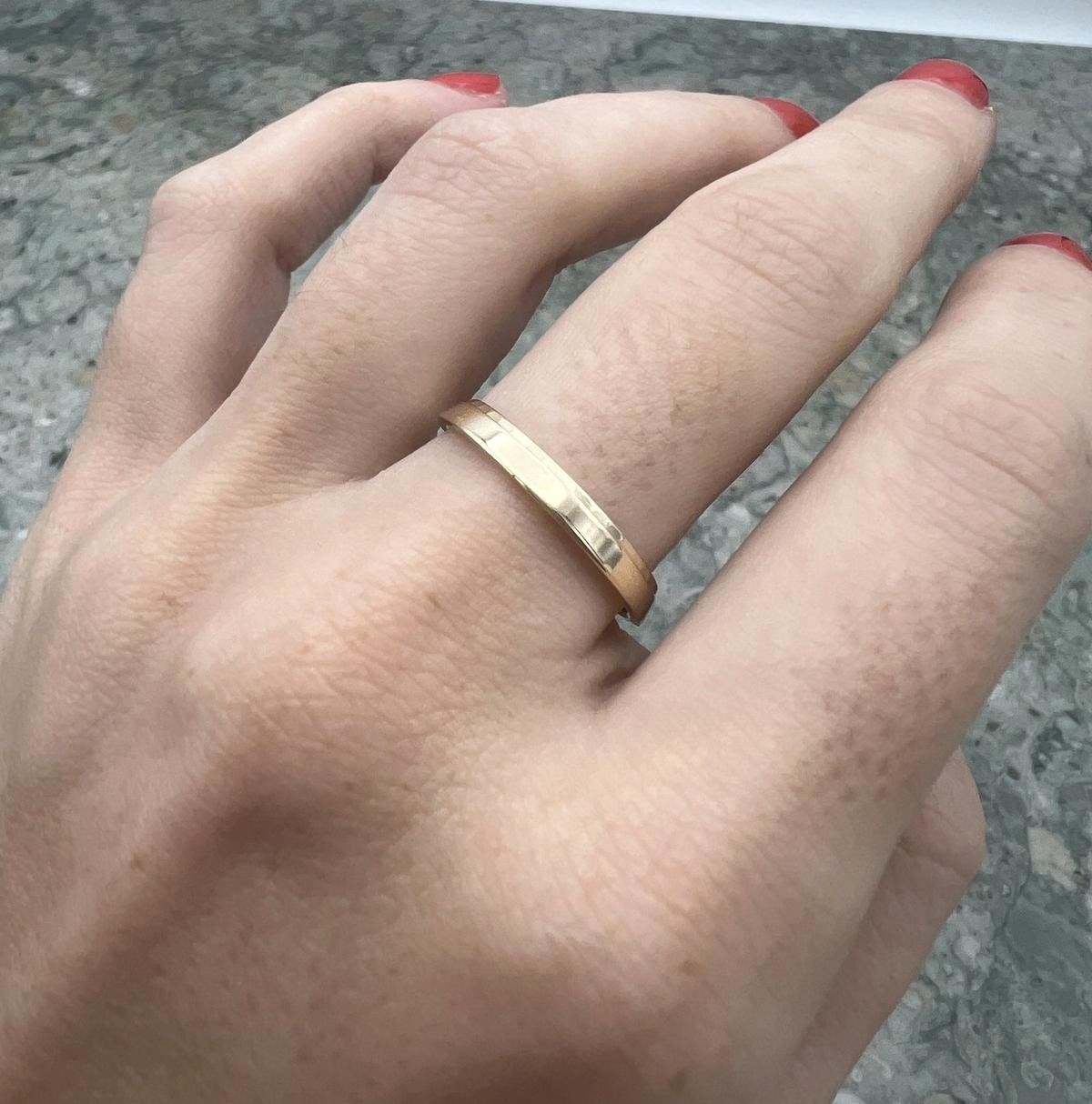 14k Gold Wedding Band 3
