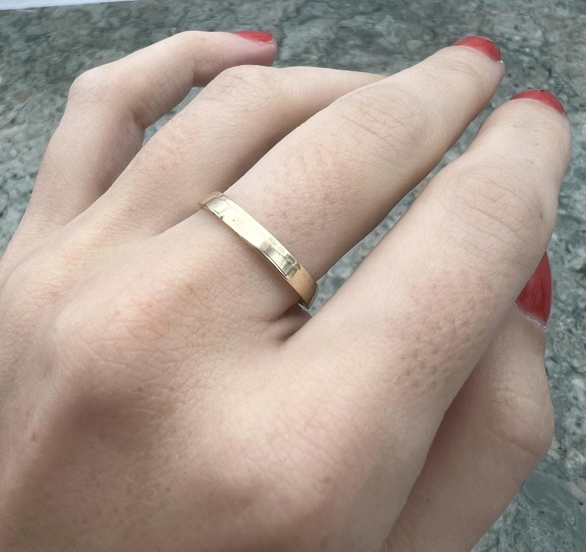 14k Gold Band Ring 3
