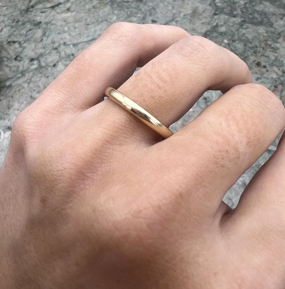14k Gold Band Ring 3