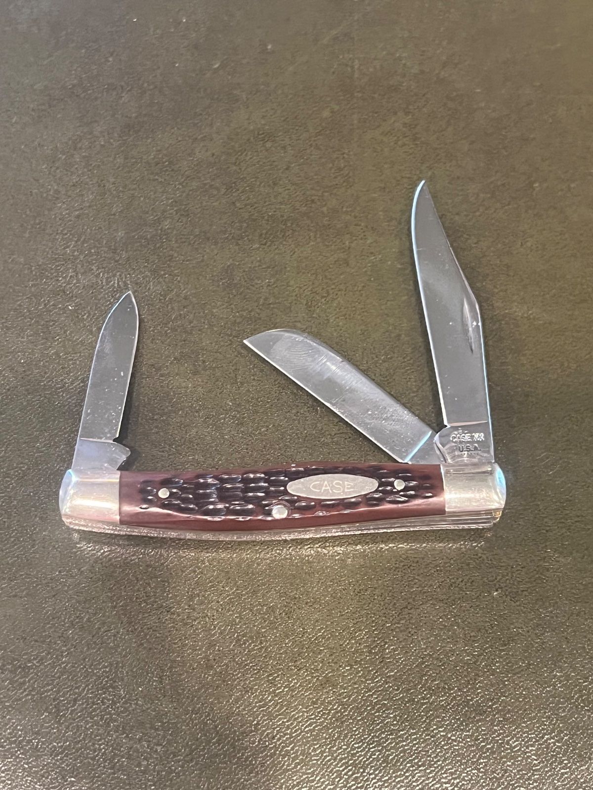 Case XX USA 6332 Stockman Pocket Knife Delrin Handle 1974 6-Dot