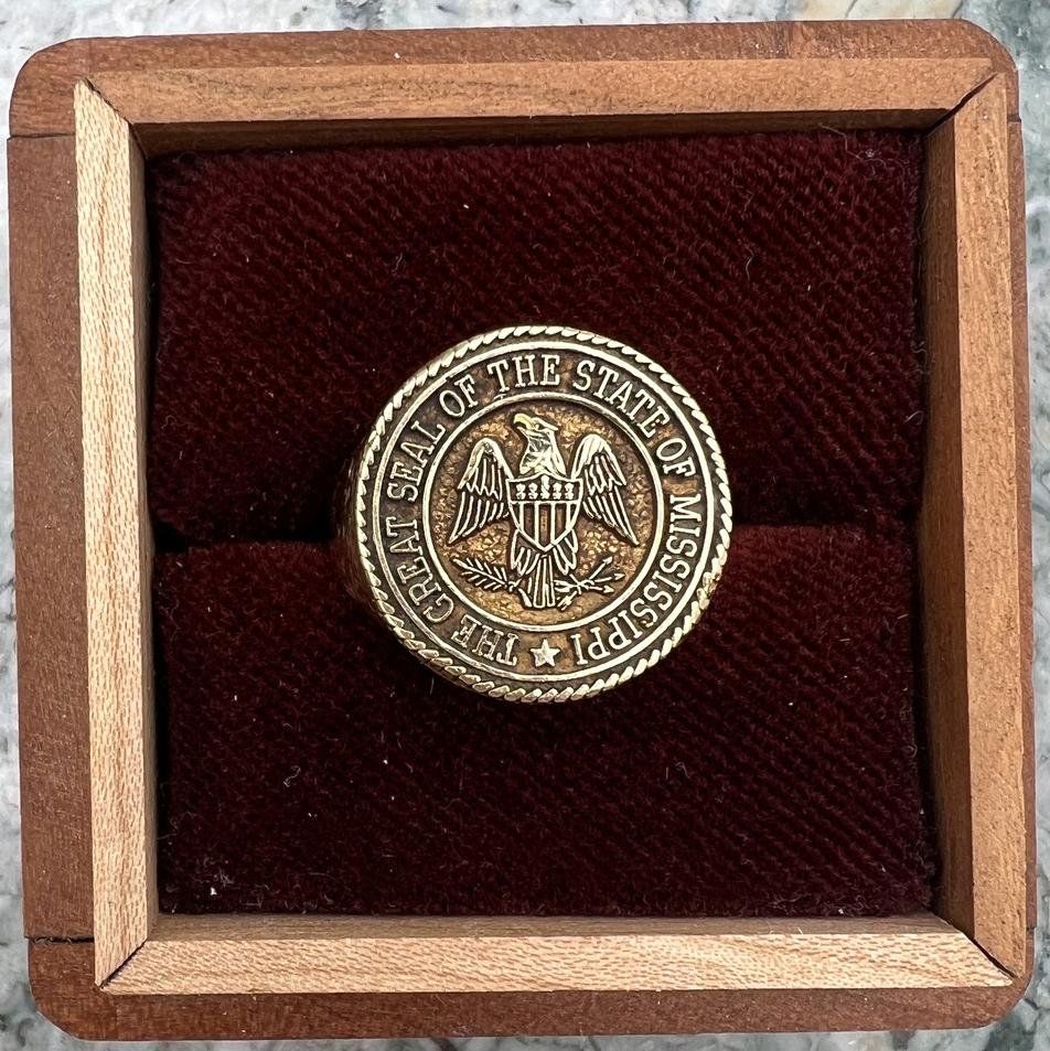 14k Great Seal of Mississippi Signet Ring
