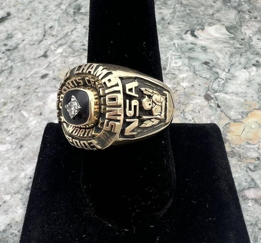 10k 2003 World Champions Sports Center Worth Championship Ring 3