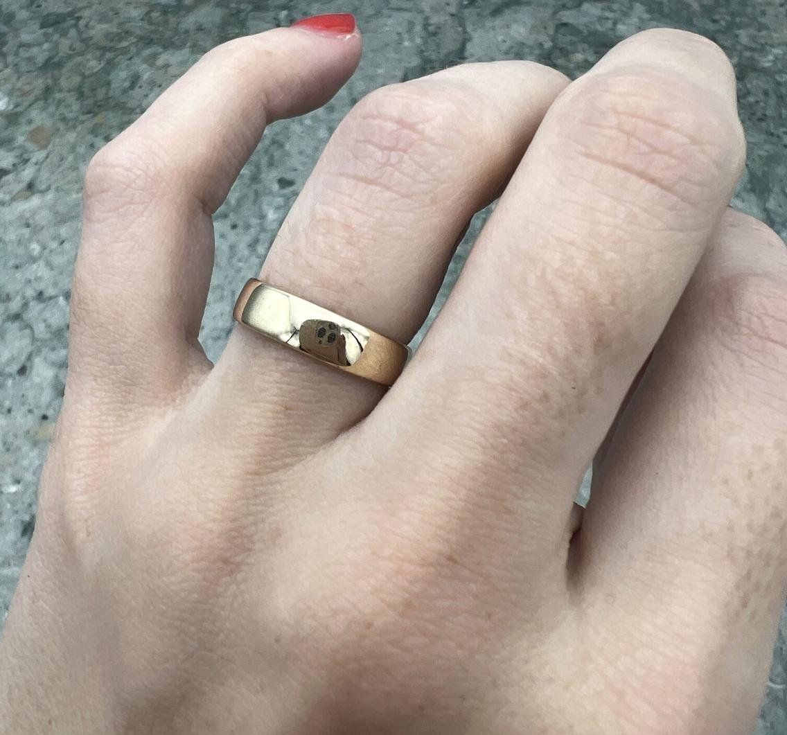 14k Gold Band Ring 3