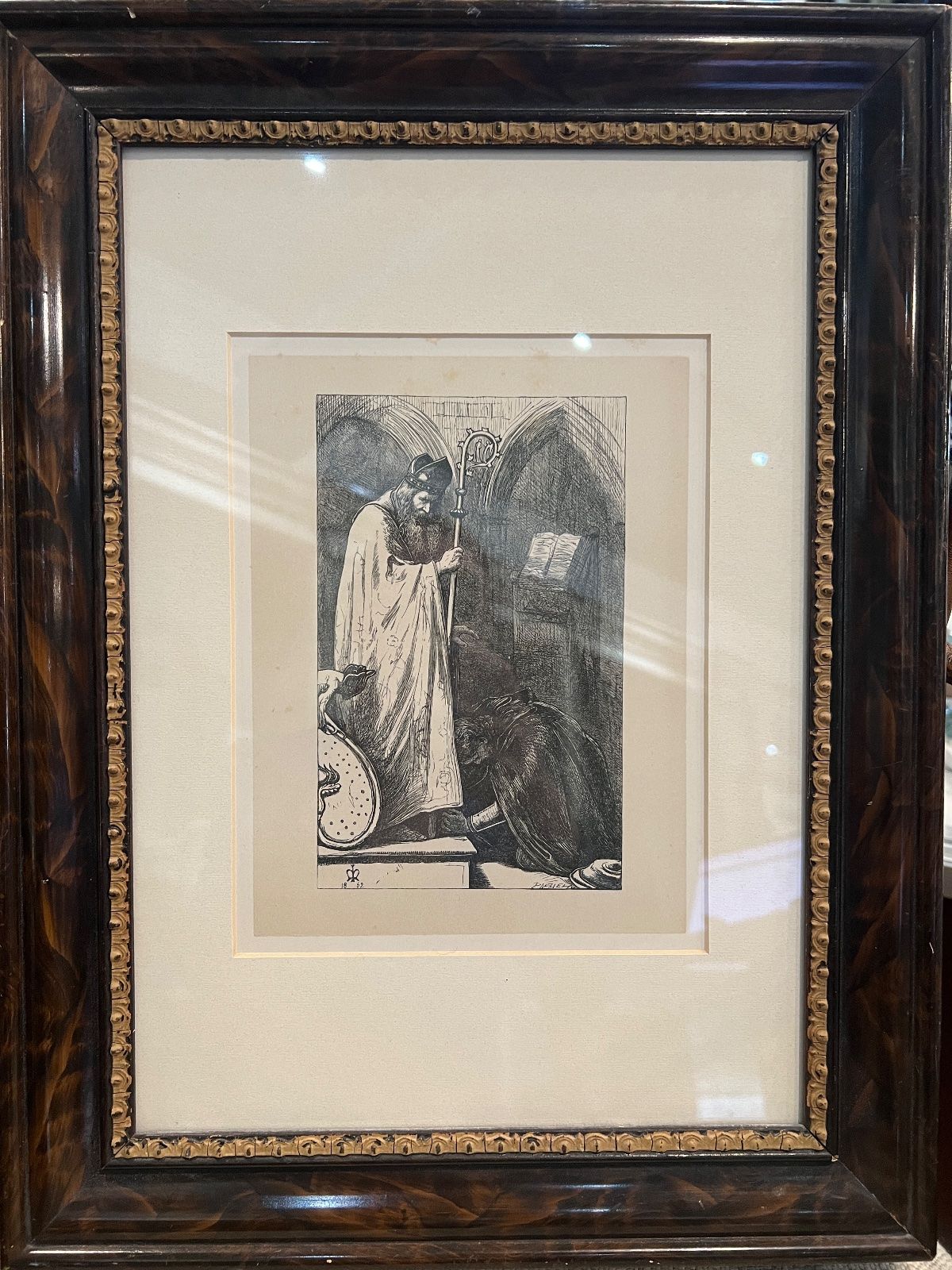 Framed Illustration from The Cornell Gallery