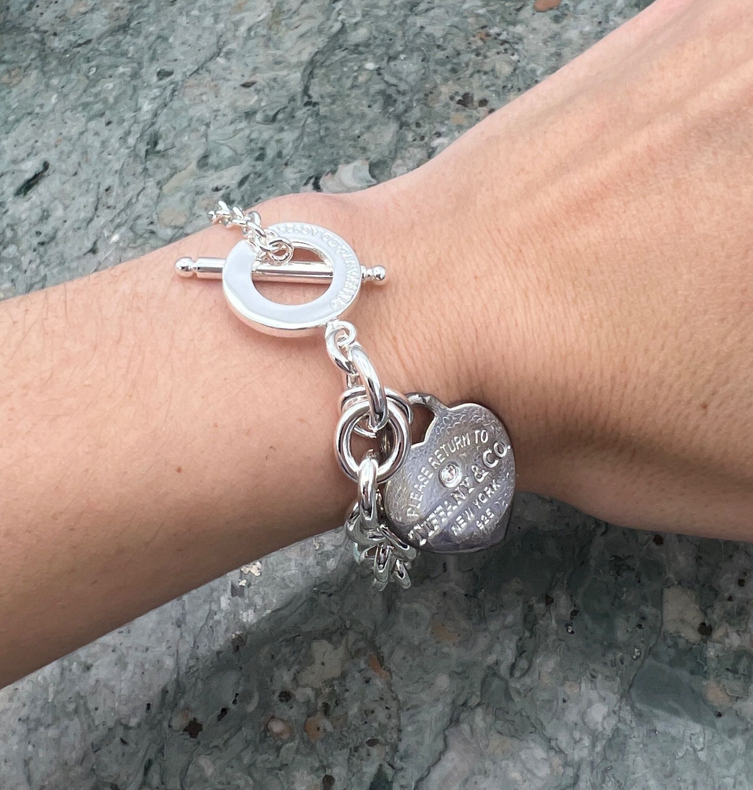 Tiffany & Co Return to Tiffany Heart Tag Toggle Sterling Bracelet 2