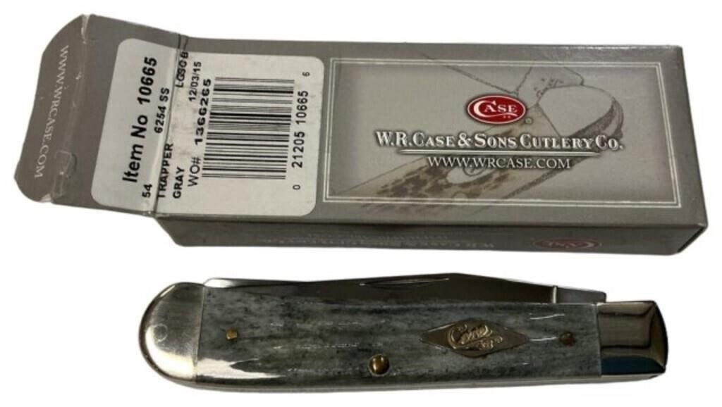 Case 6254 SS Gray Trapper Folding Knife