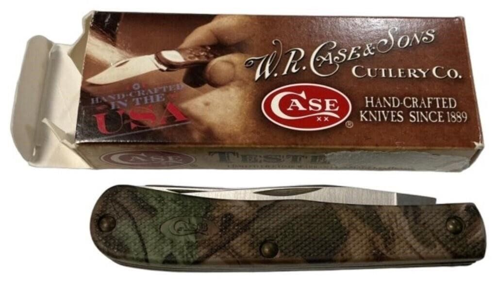 Case LT254 SS Camo Trapper Folding Knife