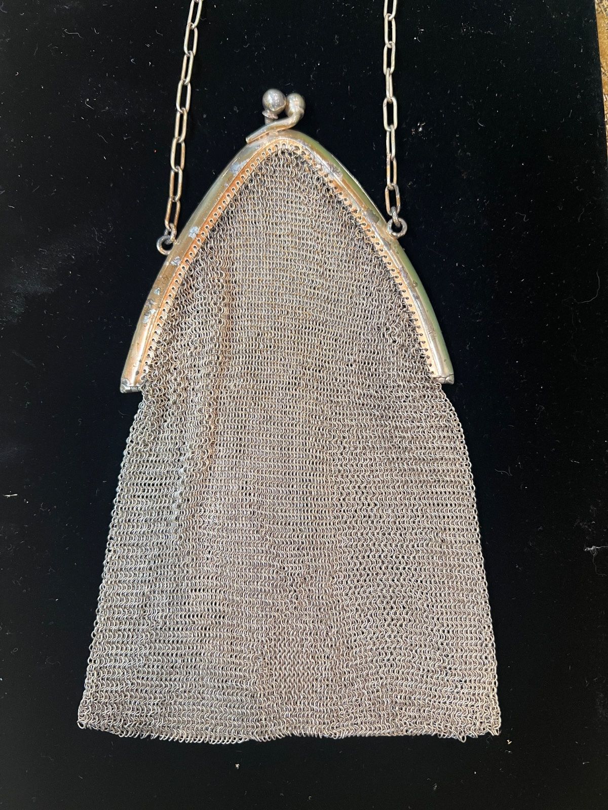 Vintage Soldered Mesh Purse