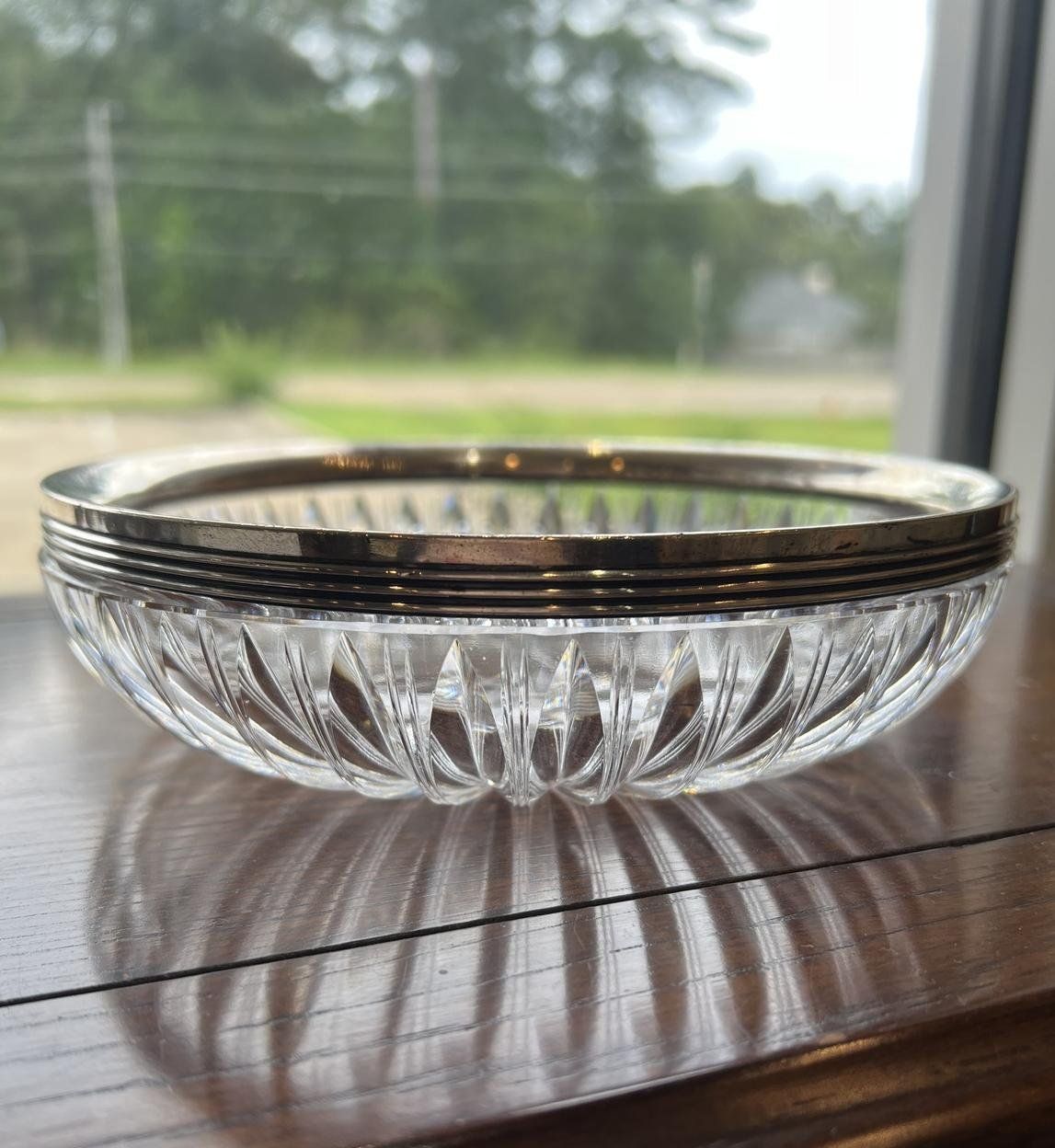 Wilcox Sterling Rim Cut/Engraved Bowl 2
