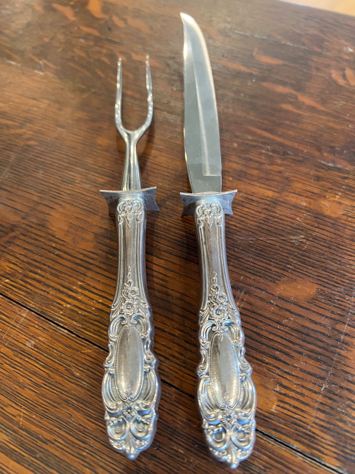 Towle Serving Set Silverplate and Stainless 2