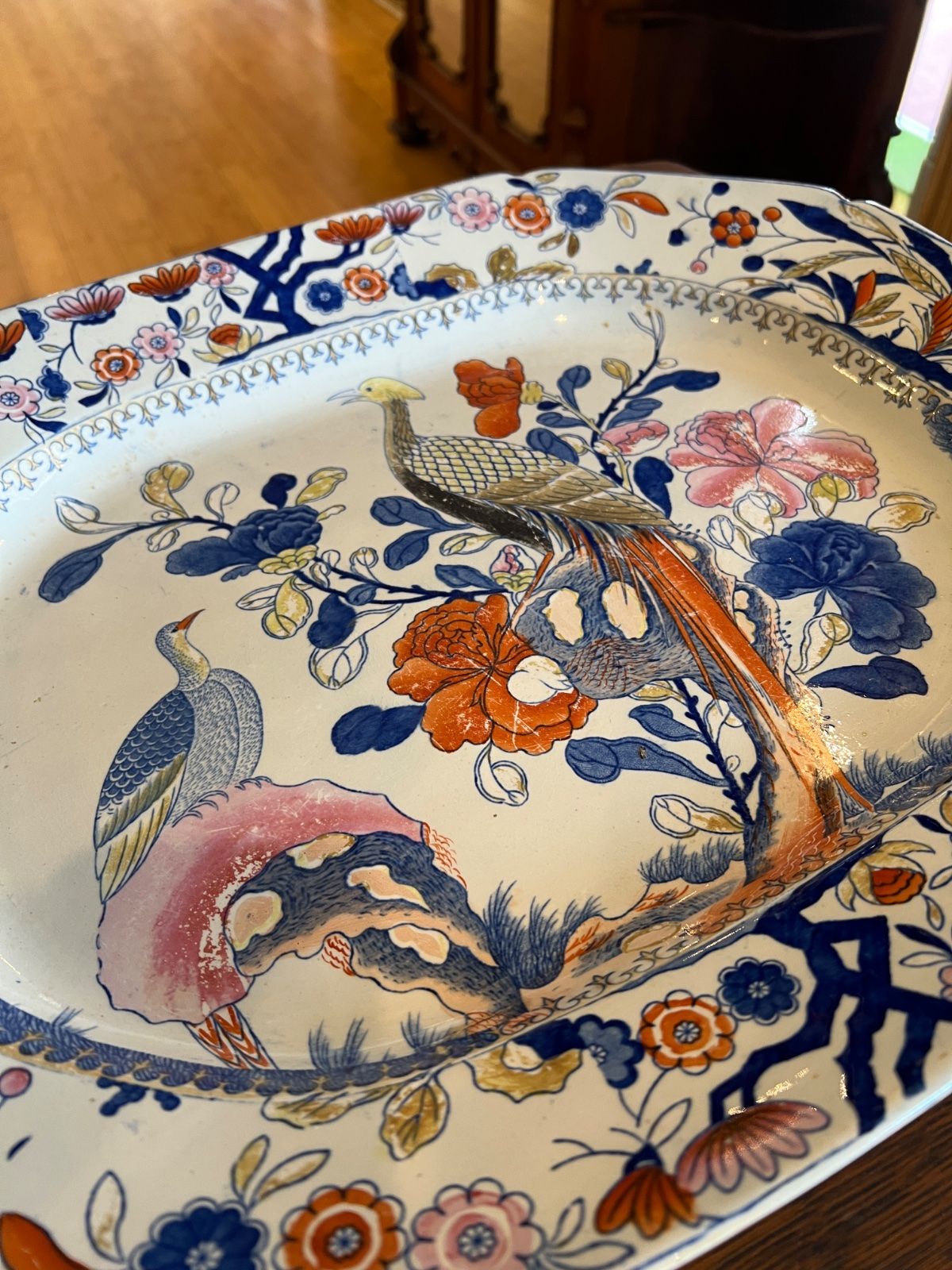 Antique Chinese Ironstone Platter 2