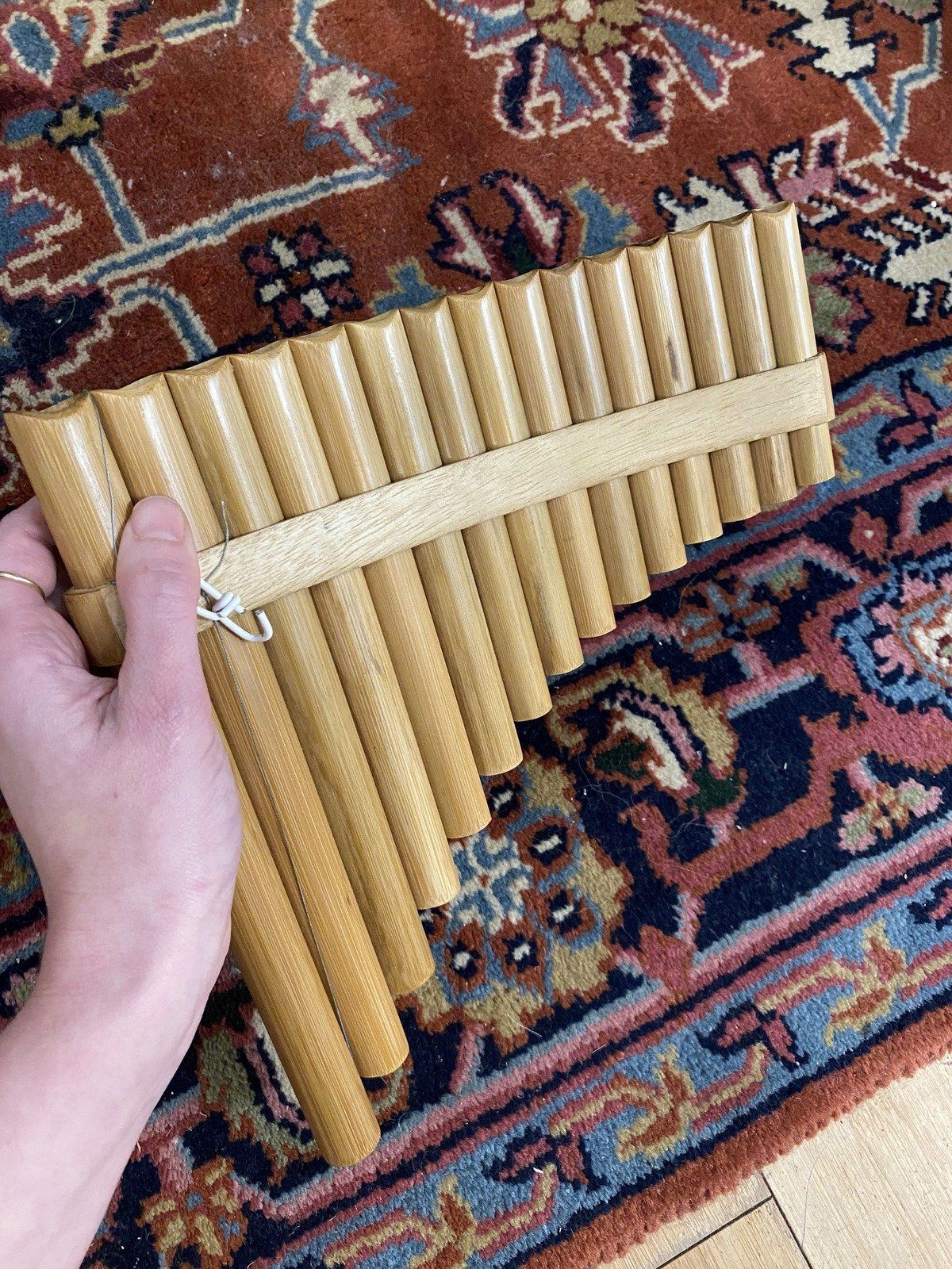 Bamboo Vintage Pan Flute #1466 5