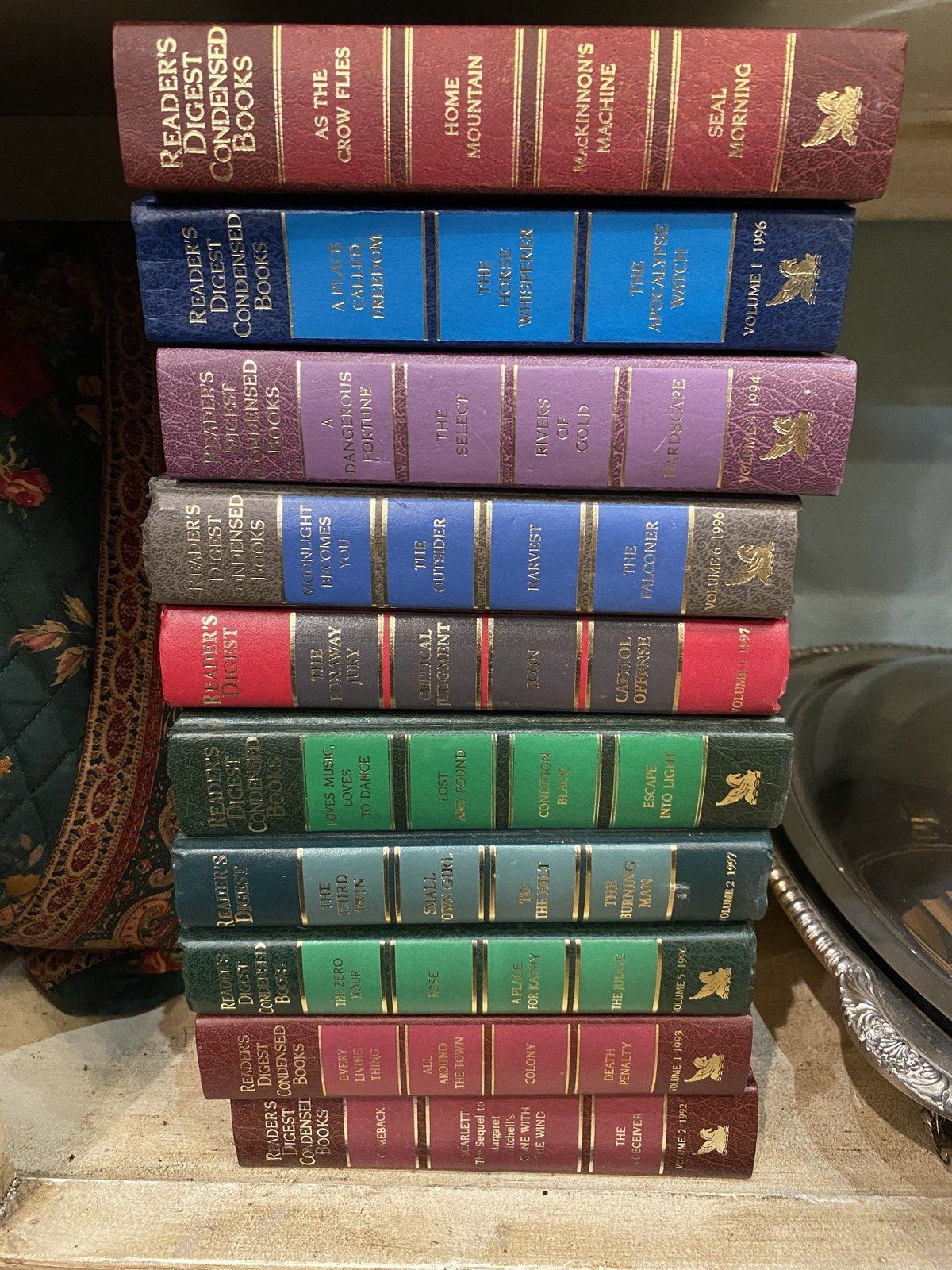 Readers Digest Condensed Stories Hardbound Books