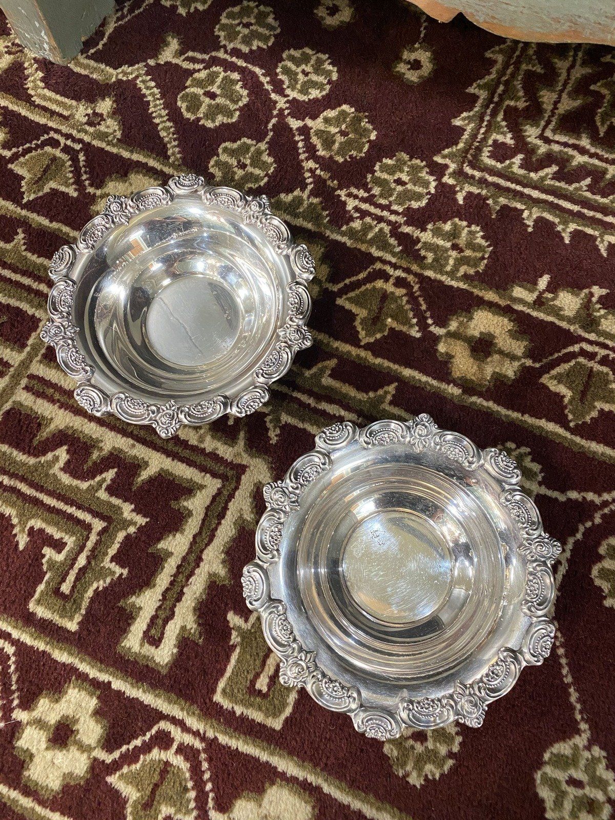 Pair of Gorgeous Towle Silver Plated Salad/Soup Bowls No.2912