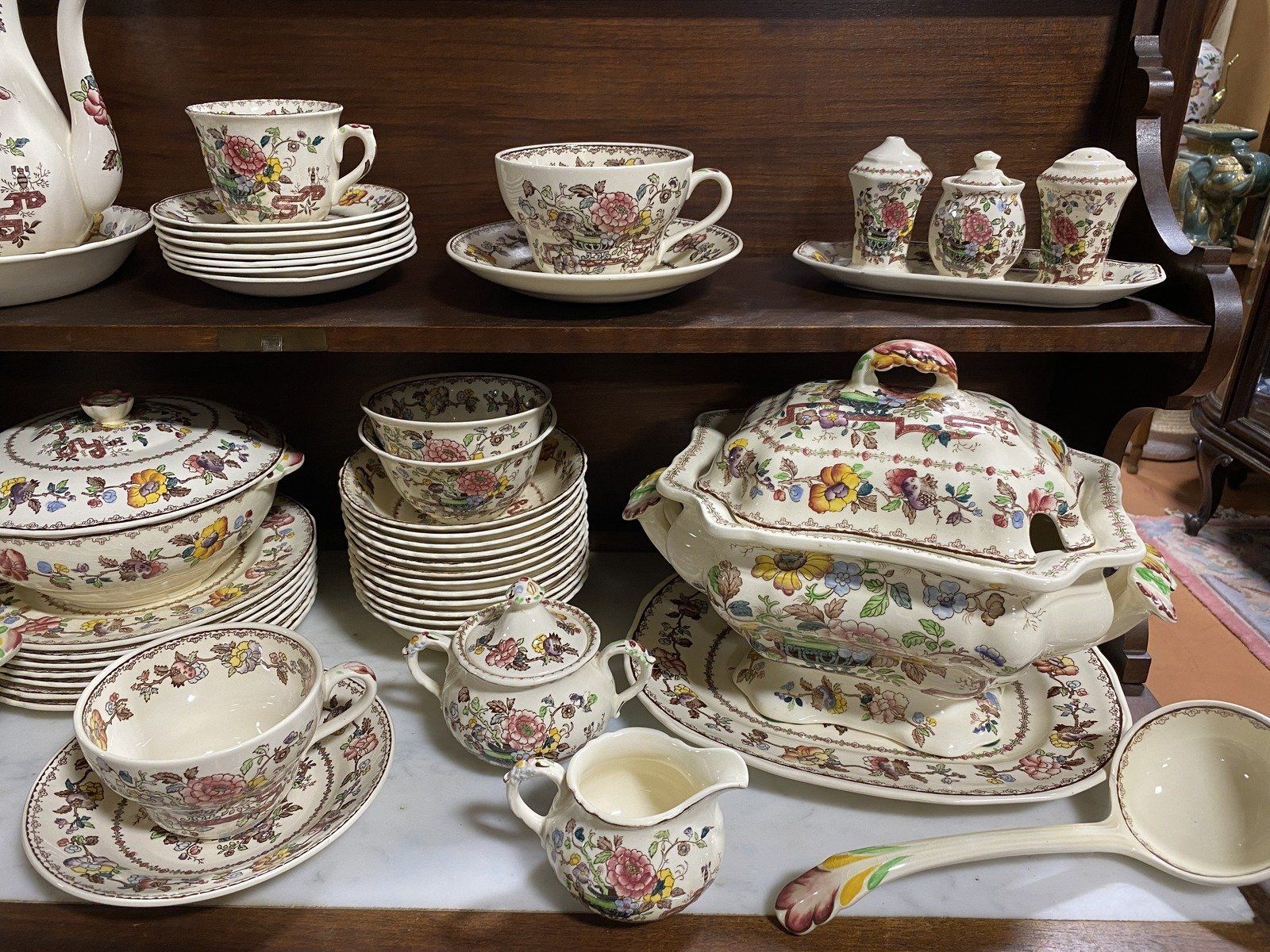 Set of Mason's Ironstone China Nabob England 19th Century 2