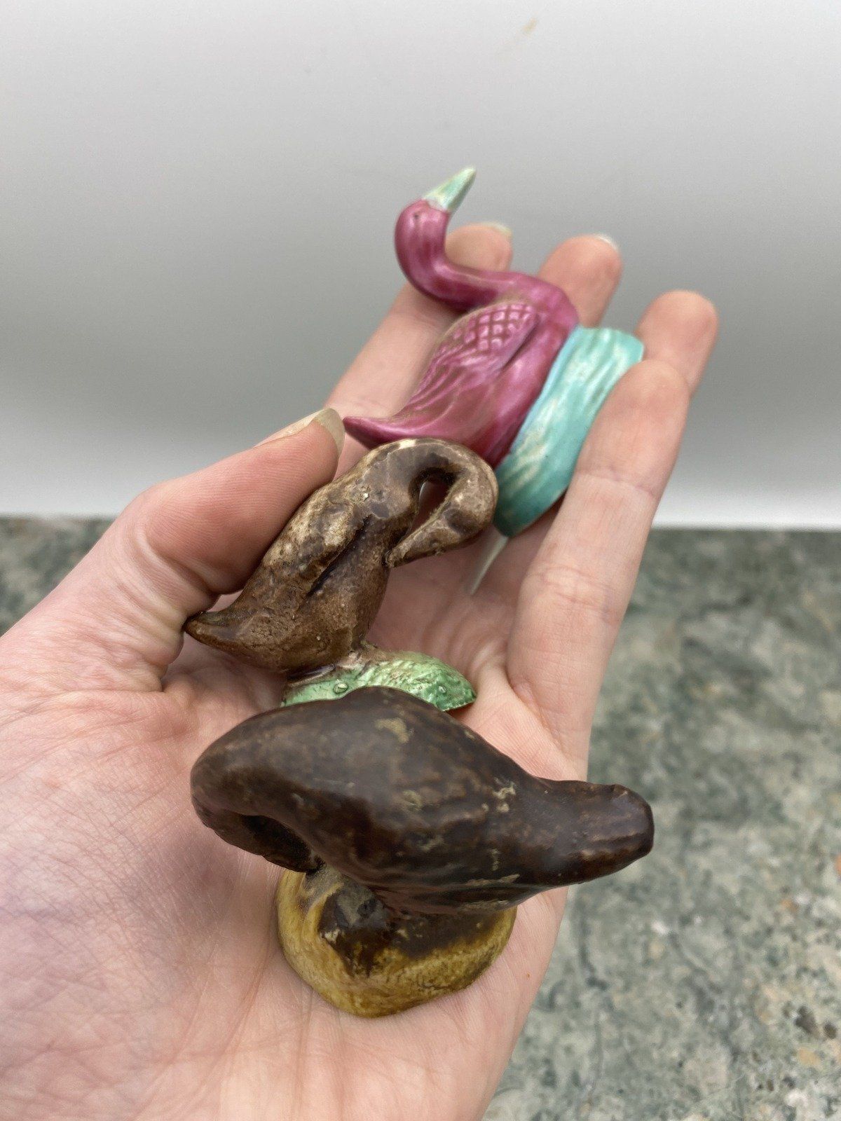 Mini Goose Porcelain Trinkets #1046 2