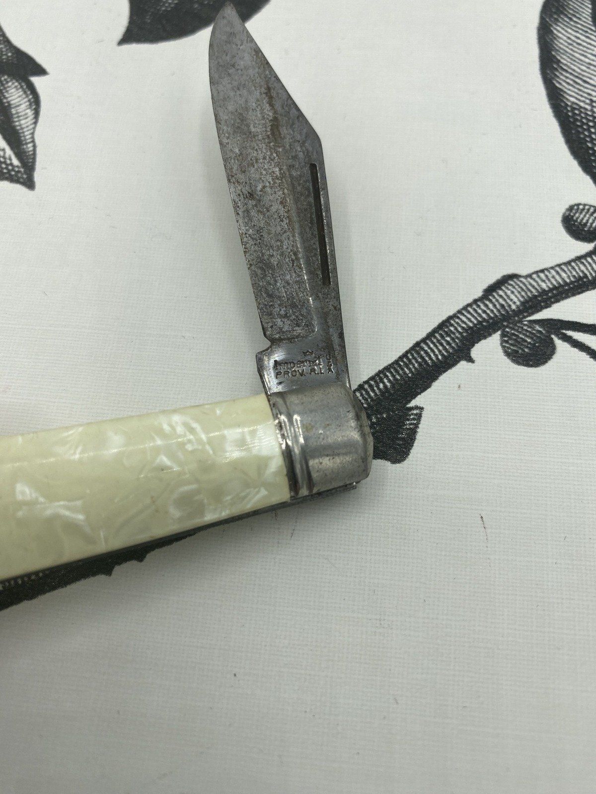 Vintage Imperial USA Syn. Mother of Pearl Pocket Knife 2