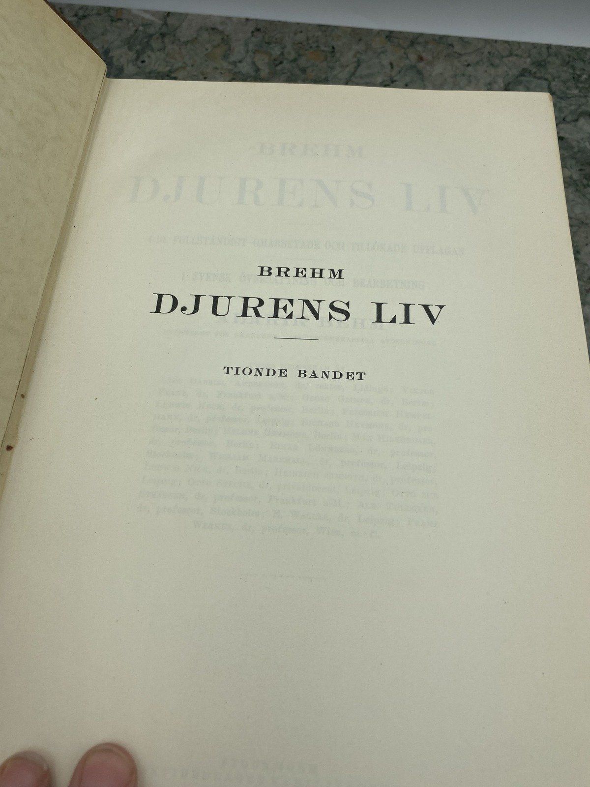 Swiss Brehm Djurens Liv - Snake Edition Encyclopedia Book 6