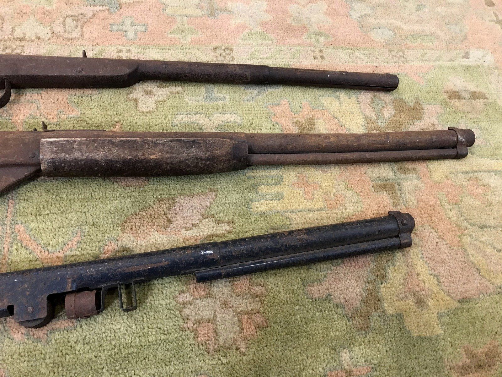 Vintage Wood Base BB Guns 4