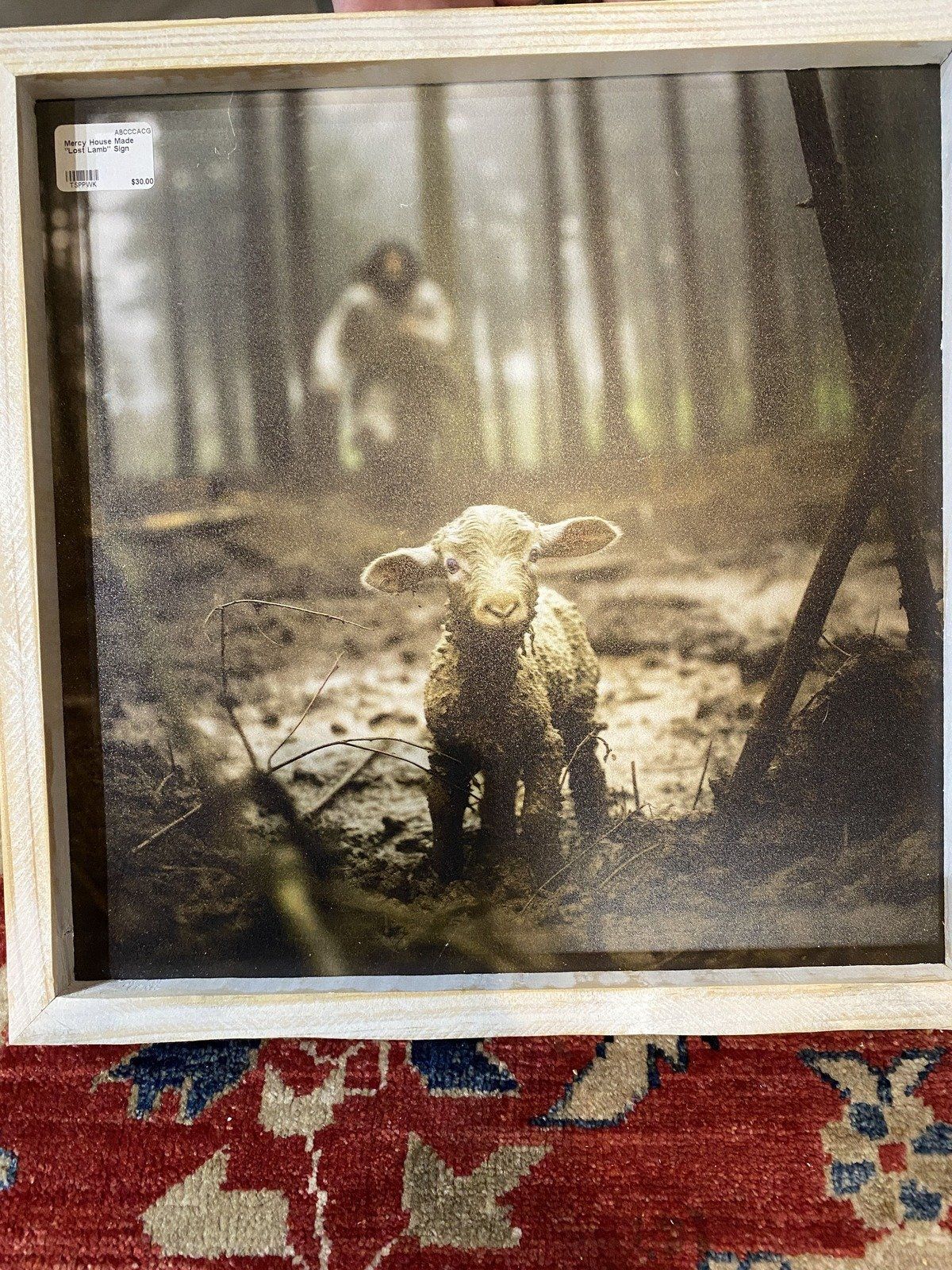 Mercy House Made Lost Lamb Sign