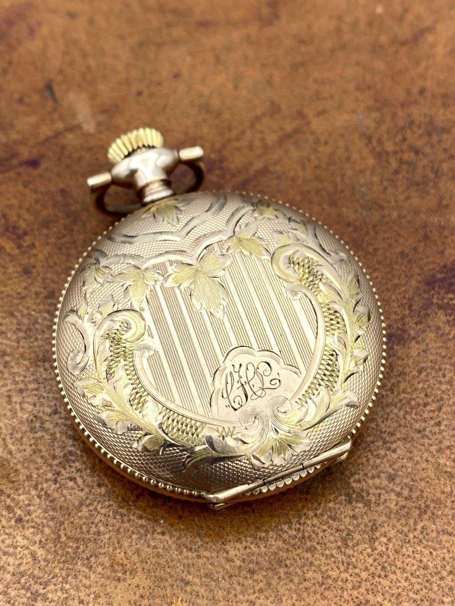Antique Alpine Gold Filled 4S Hunter Case Pocket Watch 5