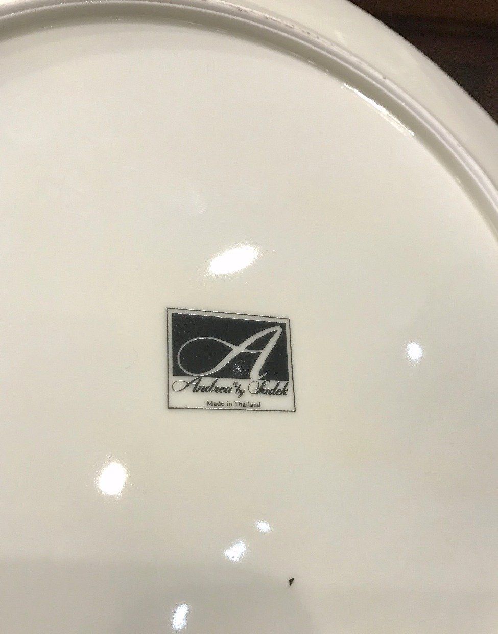 Vintage Sadek Thai Porcelain Cake Platter + Server 6