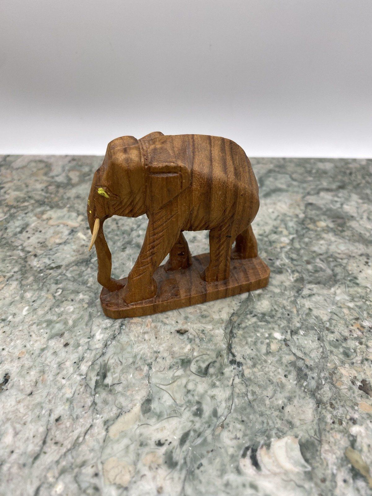 Thai Wooden Elephant - AS IS- (Missing Tusk)