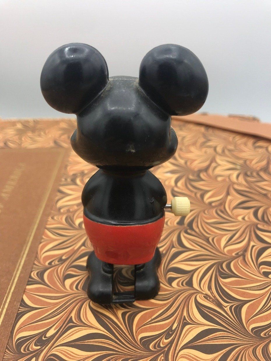 Vintage Walt Disney Productions Wind-Up Mickey Mouse TOMY Toy 4