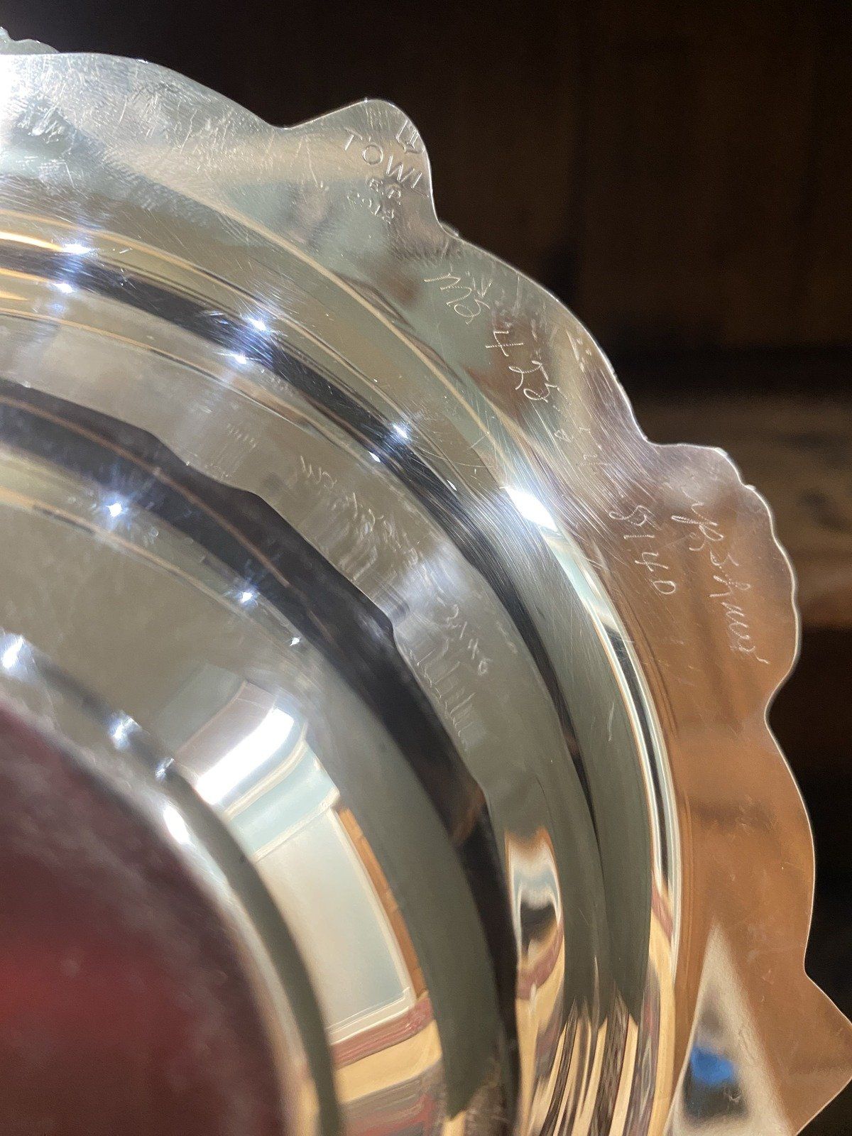 Pair of Gorgeous Towle Silver Plated Salad/Soup Bowls No.2912 6