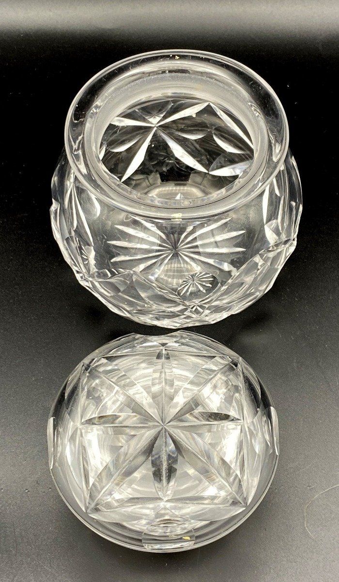 Cut Crystal Candy Dish w/Lid 4