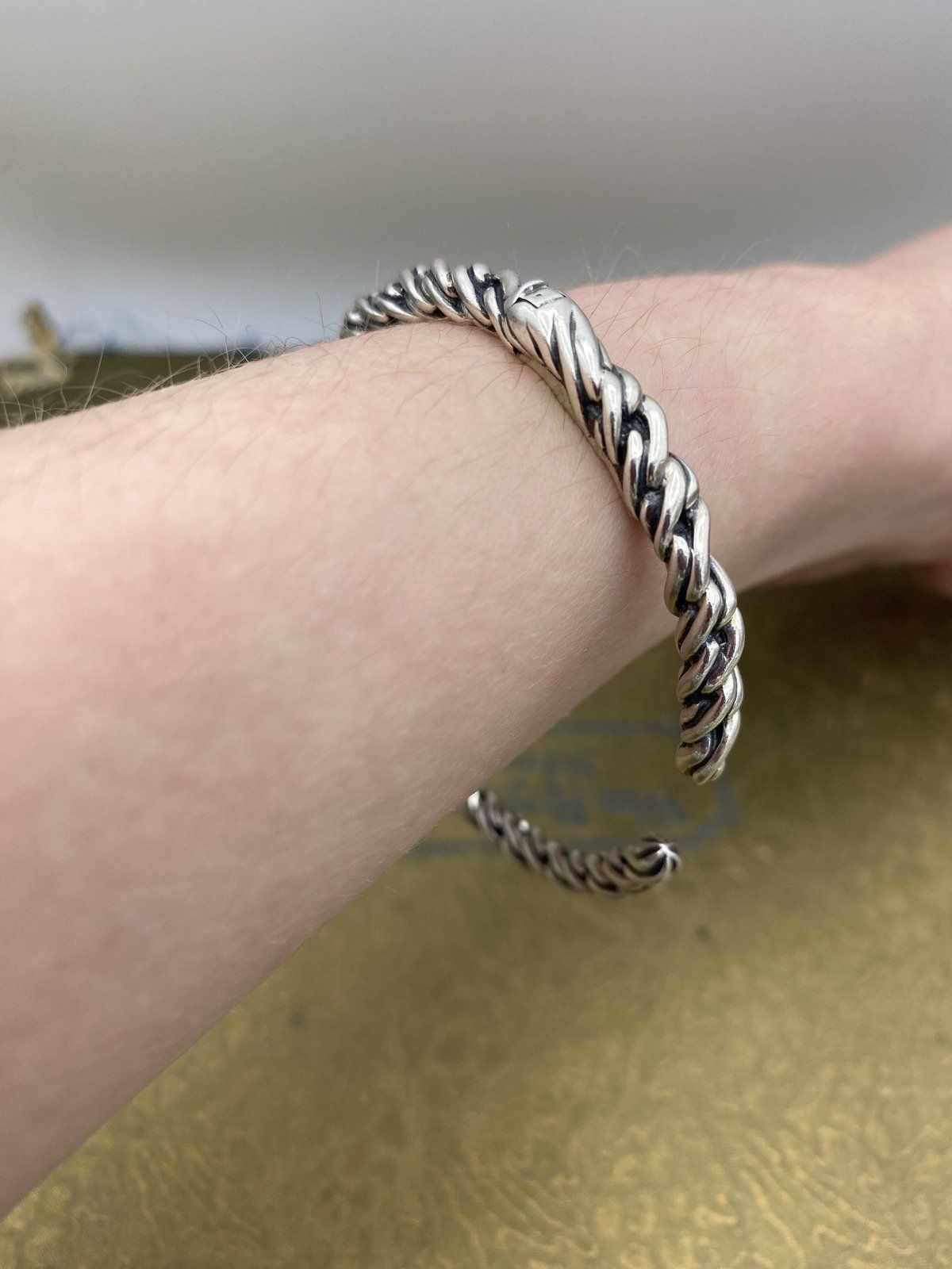JAi Sterling Silver Twisted Wire Bangle Bracelet #2470 5