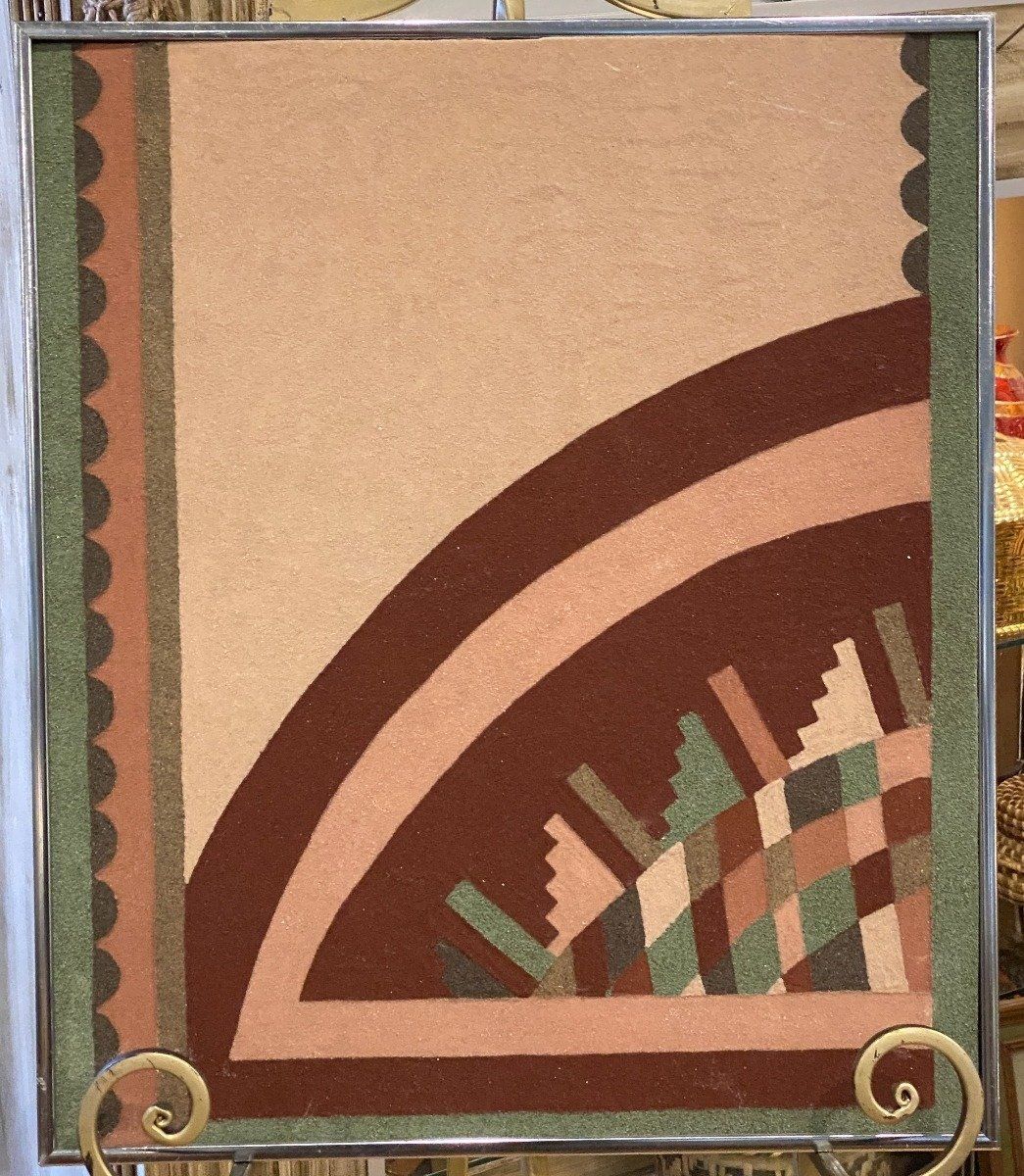 Tanya Brieger MS Sand Art Painting Pueblo Pictography Pink 2